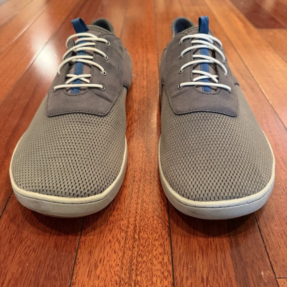 OluKai Nohea Moku No Tie Boat Shoes Men's Size US 13 Blue Gray Sneakers